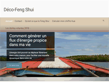 Tablet Screenshot of deco-fengshui.com